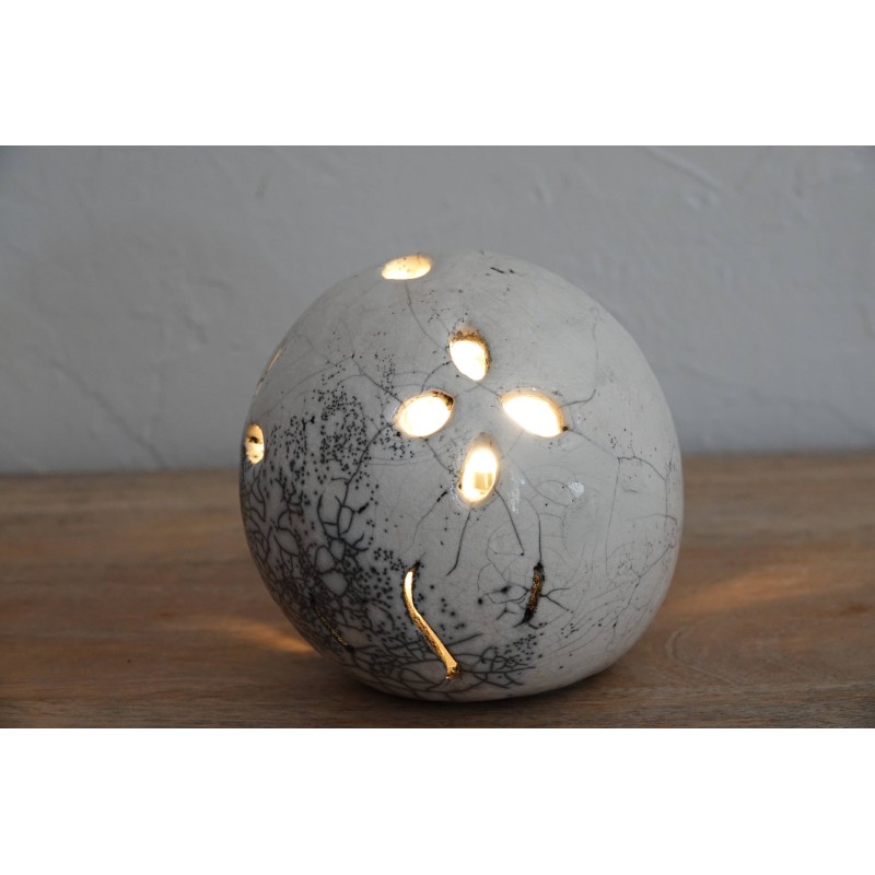 Lampe Ambiance Céramique Fait main RAKU